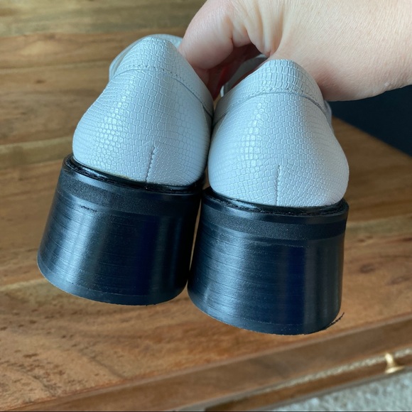 New Aqua Lena Lizard Loafers - Picture 4 of 5
